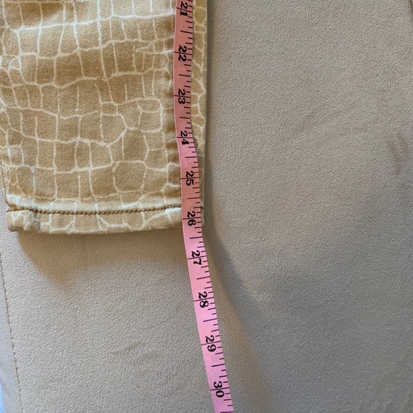 Liverpool Jeans with cream and tan snake print - Picture 6 of 10